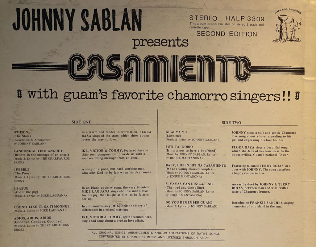 casamiento johhny sablan back